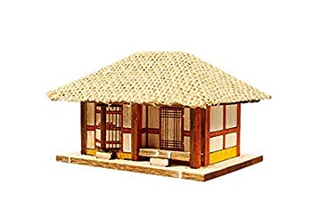 【中古】【インポート品・未当て嵌める】Desktop Wooden Model Kit Thatched house / YG611 by YOUNGMODELER [並行輸入品]