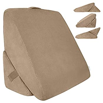 【中古】【輸入品・未使用】Xtra-Comfort Bed Wedge Pillow - Folding Memory Foam Incline Cushion System for Back and Legs - Triangle Shaped for Reading%カンマ% Support|スカイマーケットプラス