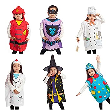 【中古】【輸入品・未使用】IQ Toys 6 pcs Dress up Costumes 1 Fireman 2 Gotham 3 Cook 4 Nurse 5 Clown 6 Witch 141［並行輸入］｜スカイマーケットプラス