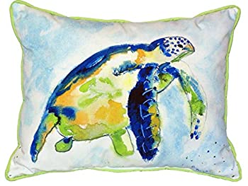 【中古】【輸入品・未使用】Betsy Drake Blue Sea Turtleインドア/アウトドア枕、16?%ﾀﾞﾌﾞﾙｸｫｰﾃ% x 20?%ﾀﾞﾌﾞﾙｸｫｰﾃ% 43,366円