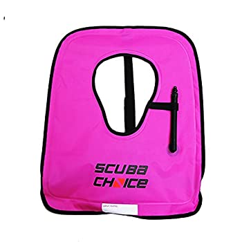 【中古】【輸入品・未使用】スキューバチョイス 大人用シュノーケリングベスト パープル 名前記入欄付き XL｜スカイマーケットプラス