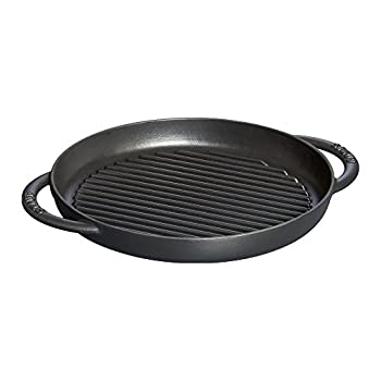 【中古】【インポート品・未当て嵌める】Staub Pure Grill%ｶﾝﾏ% Black Matte%ｶﾝﾏ% 10 - Black Matte キッチン用品・食器・調理器具-その他