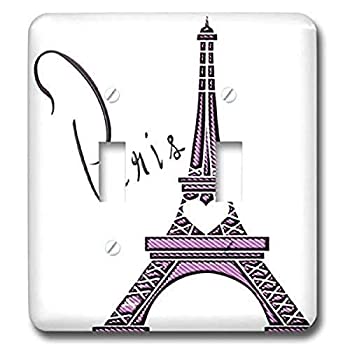 【中古】【輸入品・未使用】3drose LSP _ 211115?_ 2パープルジェル効果1次元Eiffel Tower with the wordパリダブル切り替えスイッチ｜スカイマーケットプラス