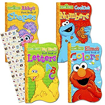 【中古】【インポート品・未当て嵌める】Sesame Street First Board Books - Set of Four (ABCs%ｶﾝﾏ% 123s%ｶﾝﾏ% Colors%ｶﾝﾏ% Shapes) by Sesame Street [並行輸入品]