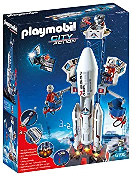 【中古】【輸入品・未使用】PLAYMOBIL (プレイモービル) Space Rocket with Launch Site Building Kit(並行輸入品) [並行輸入品]｜スカイマーケットプラス