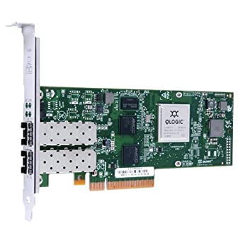 【中古】【インポート品・未当てはめる】QLogic QLE8242-SR Dual Port 10GbE PCIe FCoE \u0026 iSCSI Converged Network Adapter with SR Optical Transceiver by QLOGIC [並行輸入品]