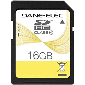 【中古】【インポート品・未当てはめる】Dane-Elec 16 GB Class 4 SDHC Flash Memory Card DA-SD-16GB-R by DANE ELECTRONICS [並行輸入品]