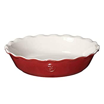 【中古】【輸入品・未使用】Emile Henry HR Modern Classics Pie Dish%ｶﾝﾏ% 23cm %ｶﾝﾏ% Red
