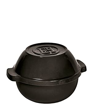 【中古】【インポート品・未当て嵌める】Emile Henry フランス共和国製 食麺麭ポット ジャガタラ芋ポット 9.5in 濃灰色