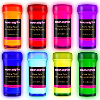【中古】【輸入品・未使用】neon nights 畜光 | 発光 | 燐光 | 自己発光塗料 - 8個入り｜スカイマーケットプラス