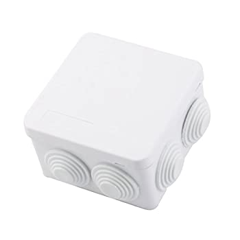 【中古】【インポート品・未当て嵌める】Saim ABS 雨合羽 IP55 四辺形 ジャンクションボックス 飾り気の無い 押し蓋 85?x 85?x 50?粍