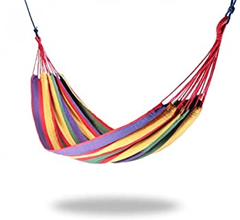 【中古】【輸入品・未使用】HONESHアウトドアレジャーダブル2 PersonコットンHammocks 450lbs超軽量キャンプハンモックwithバックパック