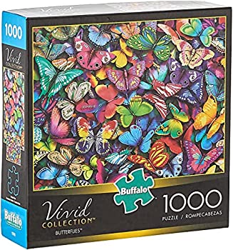 【中古】【輸入品・未使用】[バッファローゲーム]Buffalo Games Vivid Collection: Butterflies Jigsaw Bigjigs Puzzle 11704 [並行輸入品]