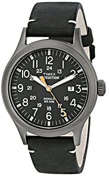 【中古】【インポート品・未当てはめる】Timex メンズ エクスペディションスカウト 40?ウオッチ Mens Standard 黒いこと