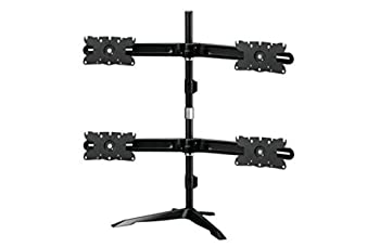 【中古】【インポート品・未当て嵌める】Amer AMR4S32 flat panel desk mount 81.3 珊 (32%ﾀﾞﾌﾞﾙｸｫｰﾃ%) Freestanding Black