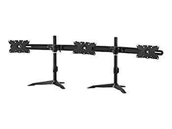 【中古】【インポート品・未当てはめる】Amer AMR3S32 32%ﾀﾞﾌﾞﾙｸｫｰﾃ% Freestanding Black flat panel desk mount