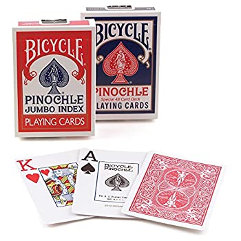 【中古】【輸入品・未使用】Bicycle Pinochle Jumbo Index Playing Cards: 12 Decks of Bicycle Pinochle Playing Cards with Large Numbers [並行輸入品]