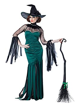 【中古】【輸入品・未使用】魔女 衣装、コスチューム 大人女性用 グリーン THE GRAND SORCERESS/ADULT