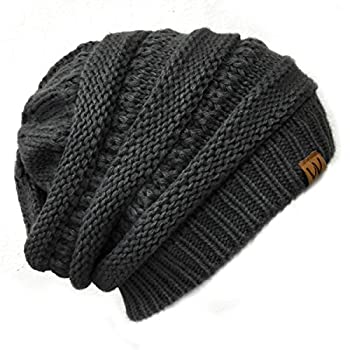 【中古】【輸入品・未使用】[ラッパブルズ]Wrapables Knitted Slouchy Beanie Beret%ｶﾝﾏ% Dark Gray%ｶﾝﾏ% Dark Gray A68412 [並行輸入品]｜スカイマーケットプラス