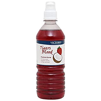 【中古】【輸入品・未使用】VICTORIO 16-Ounce Shaved Ice/Snow Cone Syrup%ｶﾝﾏ% Tiger's Blood [並行輸入品]｜スカイマーケットプラス
