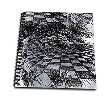 【中古】【輸入品・未使用】3dRose db_110211_3 ヴィンテージ 不思議の国のアリス チェスボード ミニメモ帳 4×4インチ画像