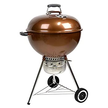 【中古】【インポート品・未当て嵌める】WEBER（ウェーバー） 丸焼き食べ物屋 一風変わった 湯沸かし 割り増し金 カッ基準打数（旧 ワンタッチ ゴールド） 差しわたし22in（約57珊） ５～１０