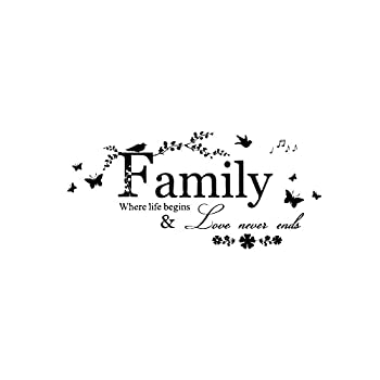 【中古】【輸入品・未使用】DIY HOME Family Letter Quote Removable Vinyl Decal Art Mural Home Decor Wall Stickers by Meco [並行輸入品]｜スカイマーケットプラス
