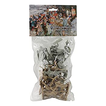 【中古】【輸入品・未使用】TSSD ANCIENT Roman & Barbarian Soldiers: 16 grey & TAN 1:30 Plastic Figures|スカイマーケットプラス