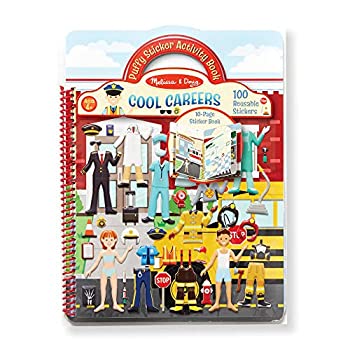 【中古】【輸入品・未使用】[メリッサ ・ ダグ]Melissa & Doug Puffy Sticker Cool Careers Activity Book 9426 [並行輸入品]