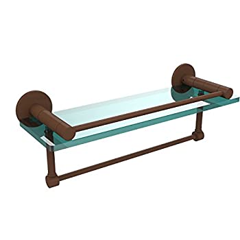 【中古】【輸入品・未使用】Allied Brass FR-1/16GTB-ABZ 16-Inch Glass Shelf with Towel Bar and Rail [並行輸入品]｜スカイマーケットプラス