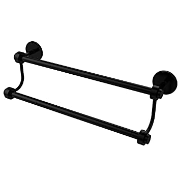 【中古】【インポート品・未当て嵌める】Allied Brass 18\u0027 Double Towel Bar Matte Black [並行輸入品]