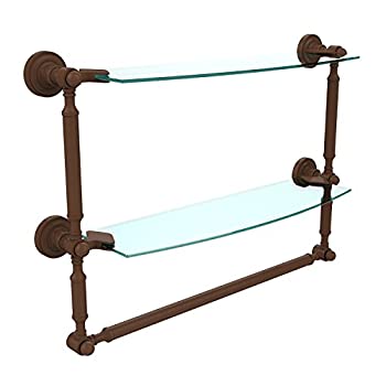 【中古】【輸入品・未使用】Allied Brass 18'x5' Dble Shelf w/Towel Bar Antique Bronze [並行輸入品]｜スカイマーケットプラス