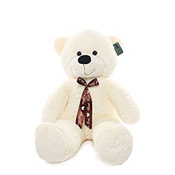 【中古】【輸入品・未使用】アメリカJoyfayR テディベア ぬいぐるみ 特大 100cm - 200 cm 手作り クリスマス バースデー テディベア (100cm クリーム)|スカイマーケットプラス