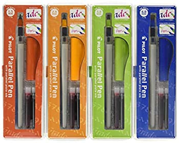【中古】【輸入品・未使用】パイロットのパラレル書道ペンセット 1.5ミリ 2.4ミリ 3.8ミリ 6ミリ インクカートリッジ付き(P9005セット)