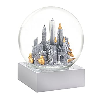 【中古】【輸入品・未使用】クールスノーグローブ %ﾀﾞﾌﾞﾙｸｫｰﾃ%NYC シルバー”