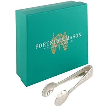 【中古】【インポート品・未当てはめる】FORTNUM \u0026 MASON フォートナム＆メイソン しろがね色お皿 シュガートング