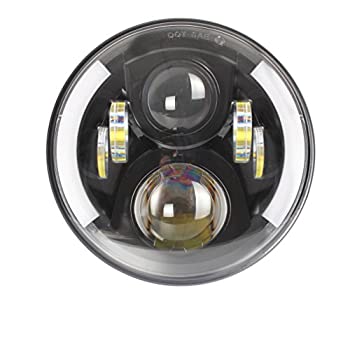 【中古】【輸入品・未使用】CMDZ72W DRL＆エンジェル目 7インチクリー LEDドライビングライト [並行輸入品]