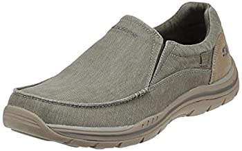 【中古】【輸入品・未使用】Skechers Men Expected Avillo Driving Style Loafer%ｶﾝﾏ% Khaki%ｶﾝﾏ% 15 Medium US