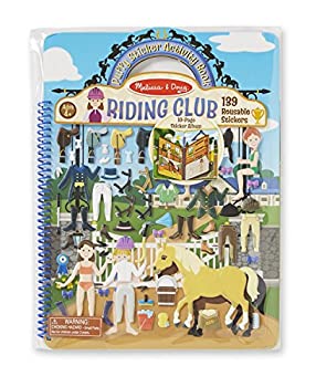 【中古】【輸入品・未使用】Melissa & Doug Puffy Sticker Activity Book - Riding Club [並行輸入品]
