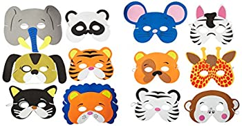 【中古】【輸入品・未使用】[ロードアイランドノベルティー]Rhode Island Novelty 24 Assorted Foam Animal Masks for Birthday Party Favors DressUp Costume [並行輸入品]｜スカイマーケットプラス