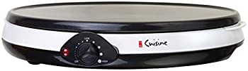 【中古】【インポート品・未当てはめる】Euro Cuisine コマーシャル20 Eco Friendly Crepe Maker - PTFE and PFOA Free Non Stick Plates%ｶﾝﾏ% White/Black by Euro Cuisine