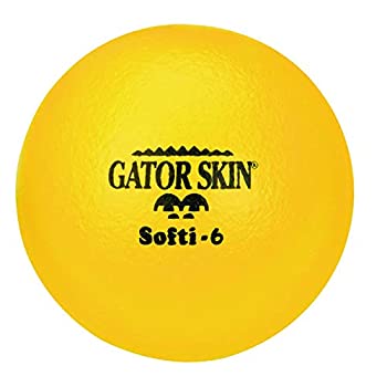 【中古】【インポート品・未当て嵌める】S \u0026 s Worldwide S \u0026 s Worldwide 15糎 Gator Skin Softi Ball-yellow - Single Ball New