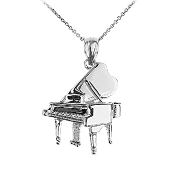 【中古】【輸入品・未使用】925スターリングシルバー 音楽チャーム グランドピアノペンダントネックレス シルバー｜スカイマーケットプラス 13,492円