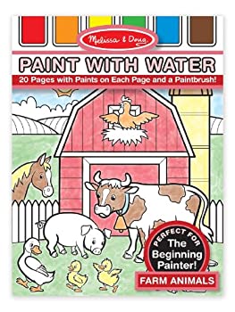 【中古】【輸入品・未使用】Melissa & Doug Paint with Water - Farm Animals [並行輸入品]