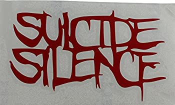 【中古】【輸入品・未使用】Licenses Products Suicide Silence Logo Rub On Sticker%ｶﾝﾏ% Red [並行輸入品]