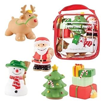 【中古】【輸入品・未使用】Elegant Baby Bath Time Fun Rubber Water Squirties%ｶﾝﾏ% Christmas Holiday Party [並行輸入品]