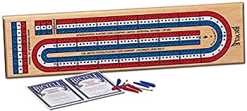 【中古】【輸入品・未使用】Bicycle 3-Track Color Coded Wooden Cribbage Game [並行輸入品]