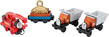 【中古】【輸入品・未使用】Fisher-Price きかんしゃトーマス Take-n-Play ハーヴィー マックス モンティ 貨車 4台セット [並行輸入品]｜スカイマーケットプラス