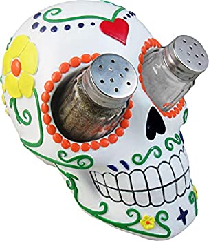 【中古】【インポート品・未当てはめる】Sugar \u0027N Spice Sugar Skull Salt and Pepper Shaker Set By DWK by DWK