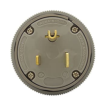 【中古】【インポート品・未当て嵌める】Eaton 5710N 50 Amp 250V 6-50 Industrial Power Plug \u0026 Connector%ｶﾝﾏ% Gray by Eaton